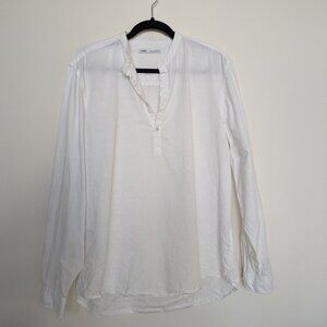 Zara Men's White Tunic, Size L